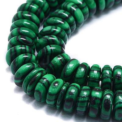 Synthetic Malachite Beads Strands G-K245-B01-02-1