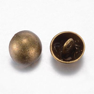 Alloy Shank Buttons BUTT-D054-28mm-06AB-1
