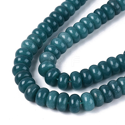 Natural White Jade Beads Strands G-Q613-01F-09-1