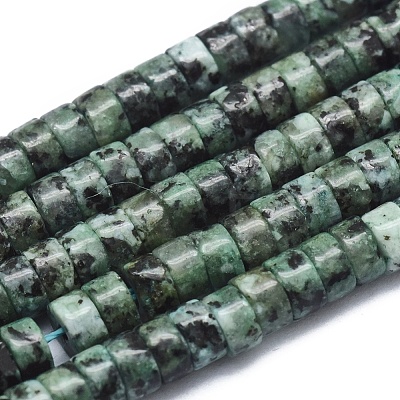 Natural African Turquoise(Jasper) Beads Strands G-A177-01L-12-1