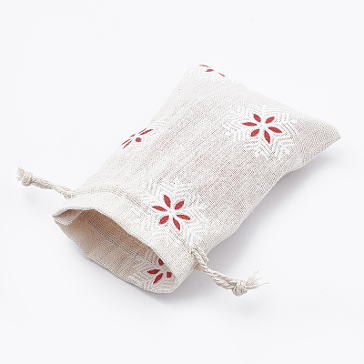 Polycotton(Polyester Cotton) Packing Pouches Drawstring Bags LS-ABAG-T006-A18-1
