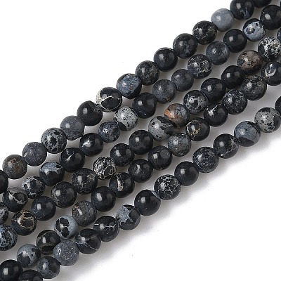 Dyed Natural Regalite/Imperial Jasper/Sea Sediment Jasper Beads Strands G-B124-C05-05-1