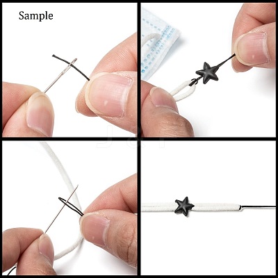 Star PVC Plastic Cord Lock for Mouth Cover KY-D013-02A-1