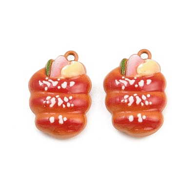 Baking Paint Zinc Alloy Pendants AL-CBA032C-03A-1