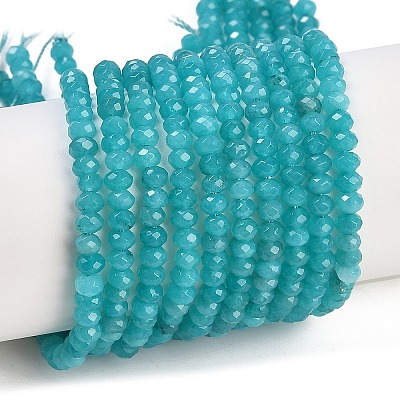 Natural White Jade Beads Strands X-G-Z069-01Q-1