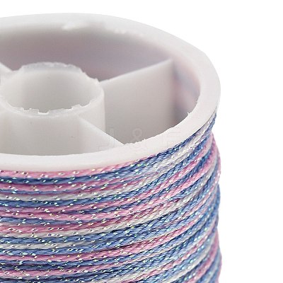 12 Rolls 12 Colors Polyester Cord OCOR-L046-B01-1