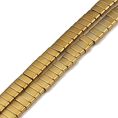 Electroplated Non-magnetic Synthetic Hematite Beads Strands G-G089-A02-04-1