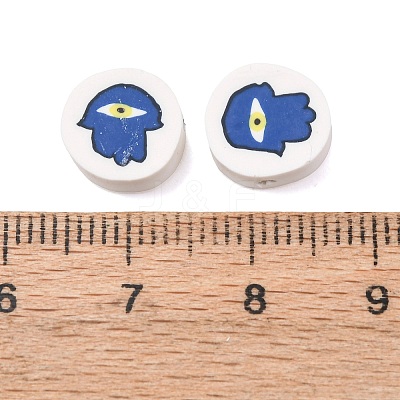 Handmade Polymer Clay Beads CLAY-P006-06-1