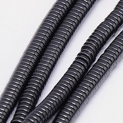 Non-magnetic Synthetic Hematite Beads Strands G-J164A-4mm-02-1