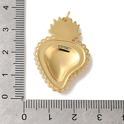 Rack Plating Brass Enamel Pendants KK-G504-25B-04-1