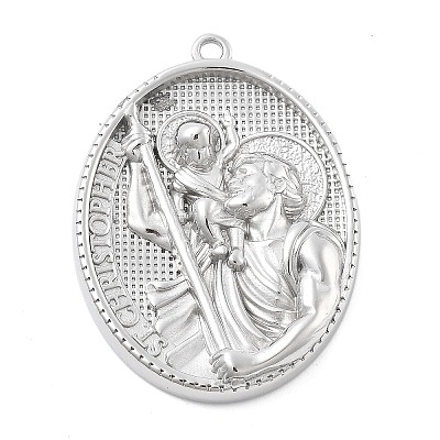 304 Stainless Steel Pendants STAS-Z121-01P-02-1