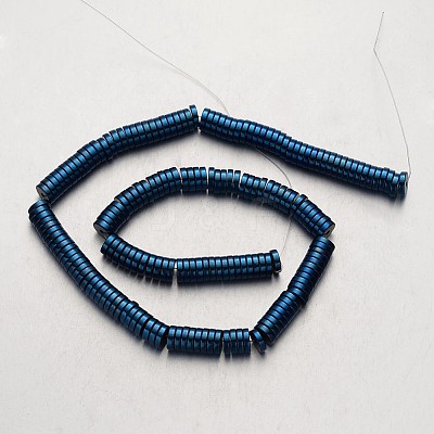 Electroplate Non-magnetic Synthetic Hematite Beads Strands G-F300-17C-05-1