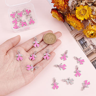 October Breast Cancer Pink Awareness Ribbon ENAM-PH0001-02-1