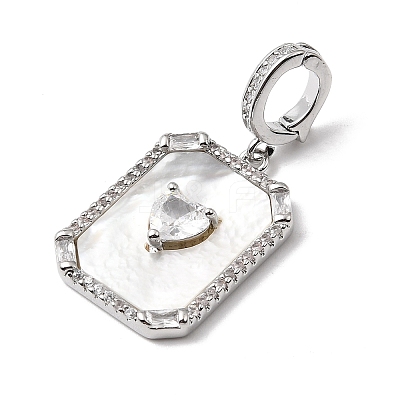 Natural Shell Pendants KK-N290-03P-1
