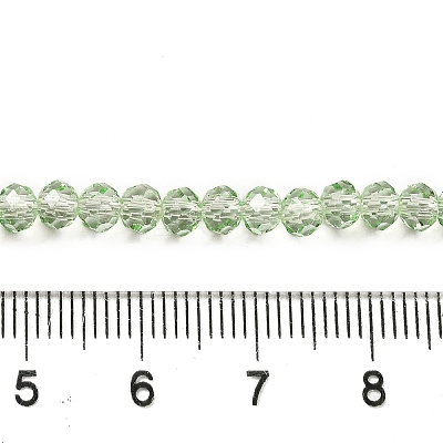 Transparent Baking Paint Glass Beads Strands DGLA-A034-T4mm-D10-1