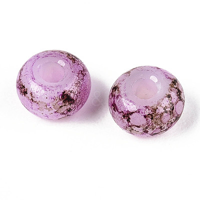 3/0 Baking Paint Glass Beads GLAA-G118-02F-1