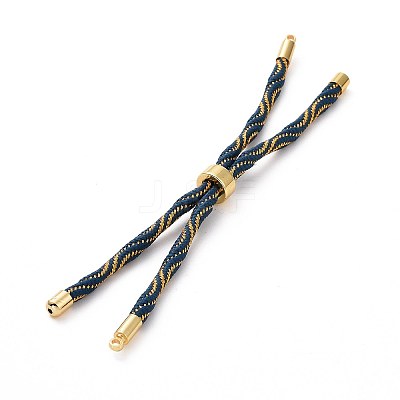 Nylon Cord Silder Bracelets MAK-C003-03G-22-1