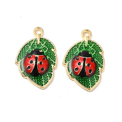 Alloy Enamel Pendants X-ENAM-C005-21G-1