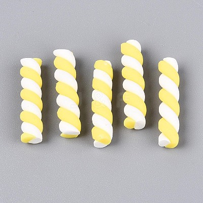 Handmade Polymer Clay Beads CLAY-N012-02H-1