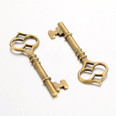 Tibetan Style Alloy Big Pendants TIBEP-14692-AB-FF-1