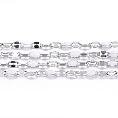 304 Stainless Steel Link Chains CHS-F002-B04-1
