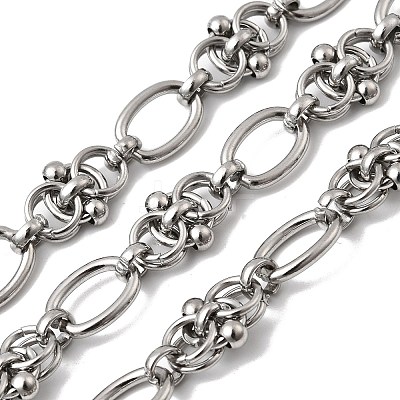 304 Stainless Steel Oval Link Chains CHS-Z007-03P-1