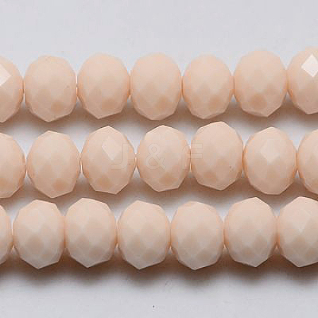 Imitation Jade Glass Bead Strands GLAA-F001-3x2mm-14-1