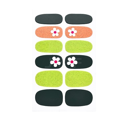 Flower Series Full Cover Nail Decal Stickers MRMJ-T109-WSZ494-1