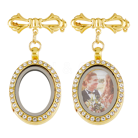 Brass Brooch JEWB-FH00024-1