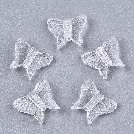Transparent Acrylic Beads LS-MACR-T036-10-1