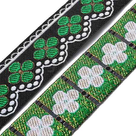 Ethnic Style Polyester Ribbon OCOR-WH0047-38C-1