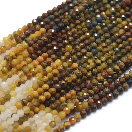 Natural Pietersite Beads  Strands G-D0013-23-1