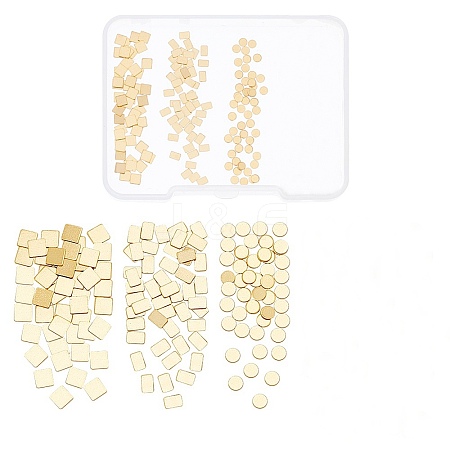   150Pcs 3 Style Gold Plated Brass Chip Solder DIY-PH0010-47-1