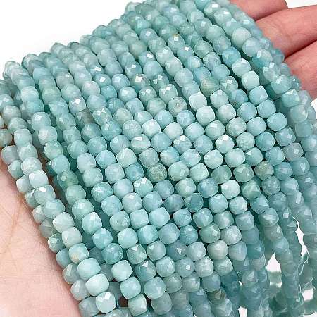 Natural Amazonite Beads Strands G-L587-C01-01-1