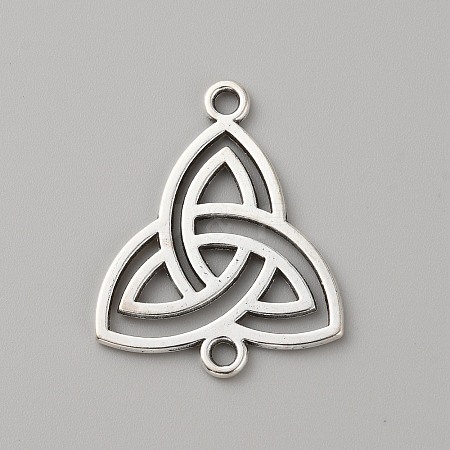 Tibetan Style Alloy Connector Charms FIND-WH0126-291AS-1