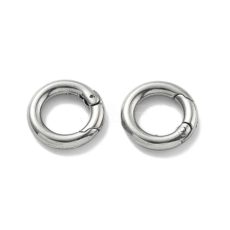 304 Stainless Steel Spring Gate Clasp Findings STAS-B082-05C-P-1