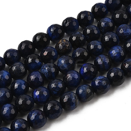 Natural Tiger Eye Beads Strands G-M445-A01-03-1