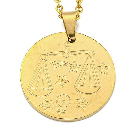 Constellation Pendant Necklaces LS-NJEW-S422-04G-07-1