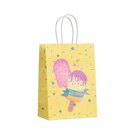 Ice Cream Kraft Paper Bags PW-WGC5197-01-1