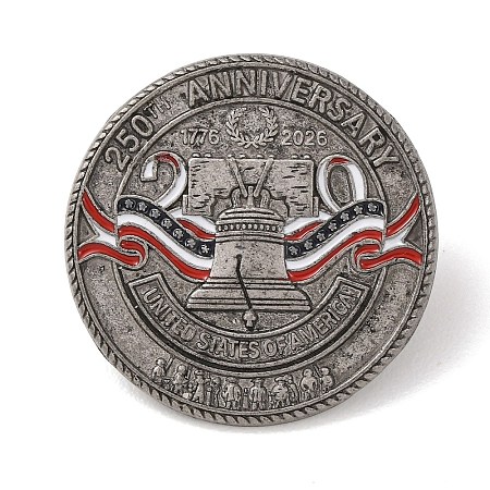 Alloy USA 250th Anniversary Commemorative Lapel Pin Backs LS-JEWB-B046-01D-B-1