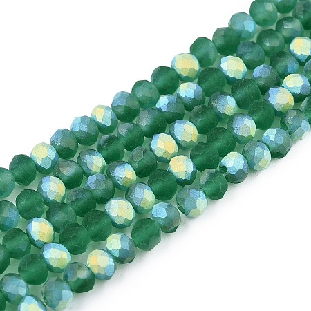 Transparent Glass Beads Strands EGLA-A044-T3mm-MB18-1