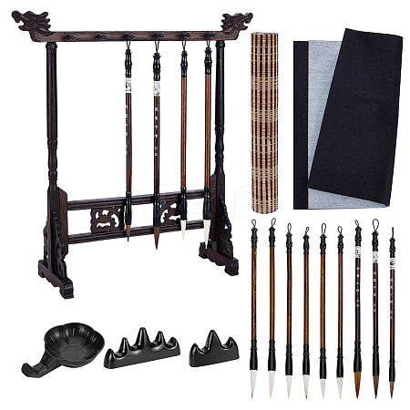Chinese Calligraphy Drawing Kit AJEW-GA0008-13-1