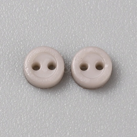 Mini Resin Button FIND-WH0260-26Q-1