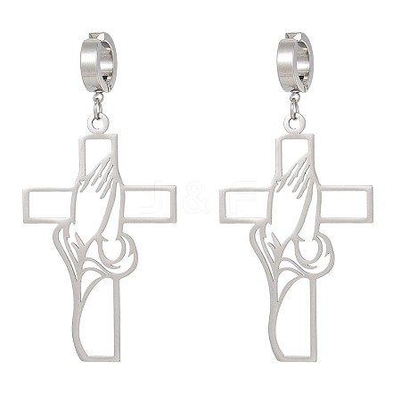 201 Stainless Steel Clip-on Earrings FS-WGD509B-06-1