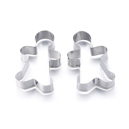 Tarnish Resistant 304 Stainless Steel Christmas Cookie Cutters LS-DIY-E012-72-1