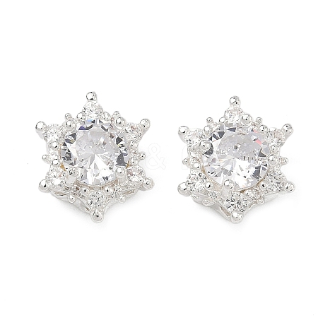 Brass Pave Cubic Zirconia Multi-Strands Links KK-B172-09S-03-1