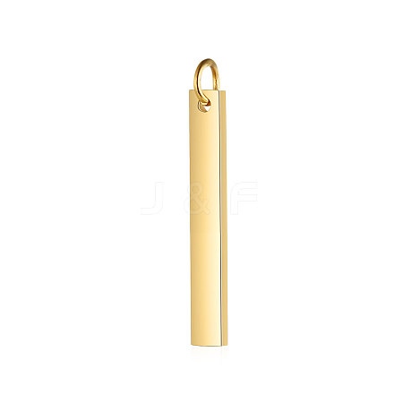 Ion Plating(IP) 304 Stainless Steel Pendants STAS-I311-14D-G-1