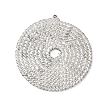 304 Stainless Steel Pendants STAS-R162-03P-08-1