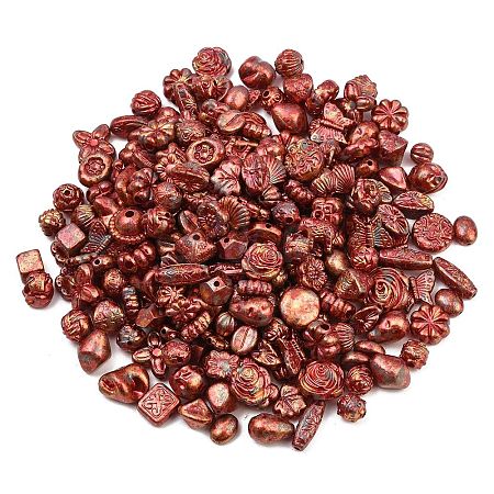 Antiqued Acrylic Beads AC-CBAAA05-01I-1