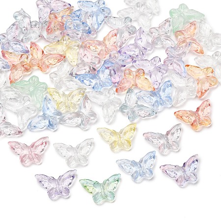 Baking Paint Transparent Glass Beads GL-CBA2BB1-04-1